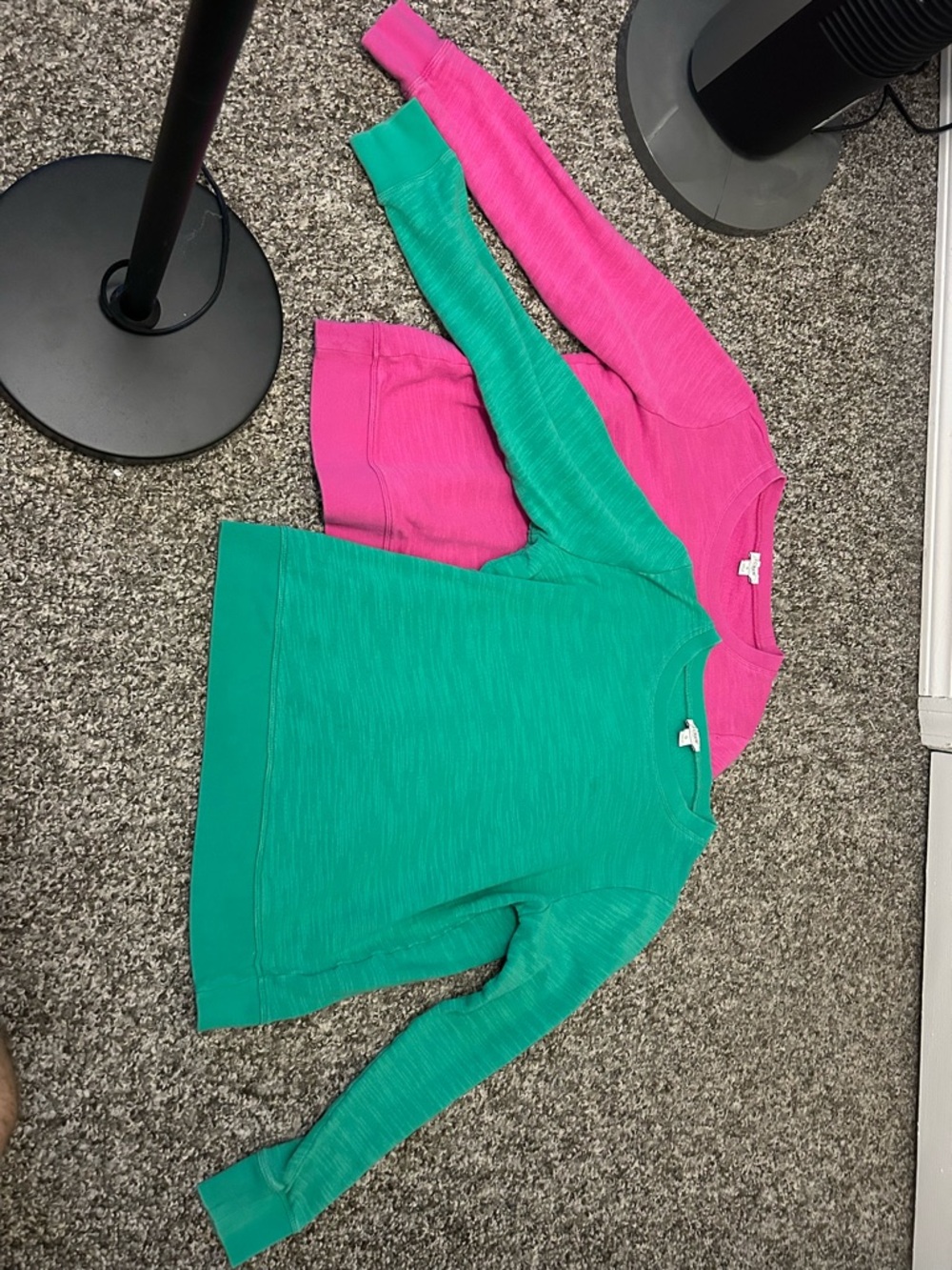 J-Crew Everyday Crewneck Sweatshirts - Pink & Teal - Size small